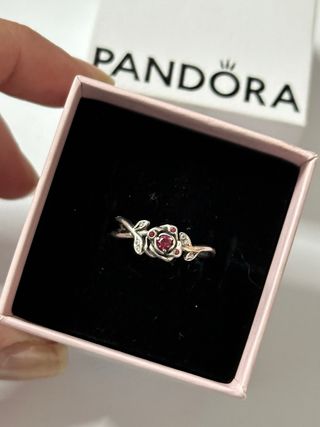 Anillo Pandora Bella y Bestia talla 52