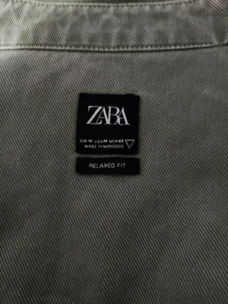 Sobrecamisa Zara verde