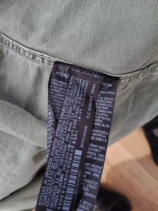 Sobrecamisa Zara verde