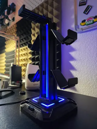 Soporte mando y auriculares