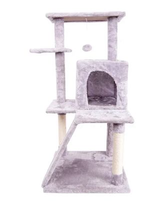 Rascador para gatos gris