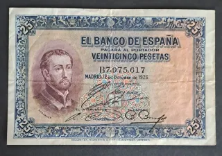 2 Billetes Antiguos República Española
