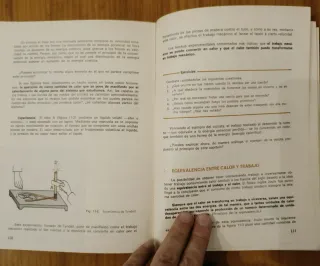 Libro física y quimica escolar antiguo