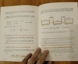Libro física y quimica escolar antiguo