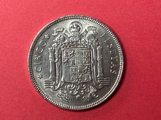 5 Pesetas Franco 1949 Estrella 50
