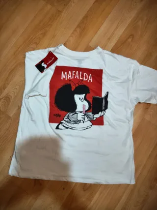 Camiseta Mafalda blanca