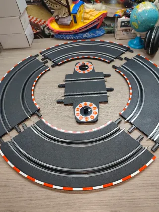 Carrera Go 1:43: lote 4 curvas y tramo contador