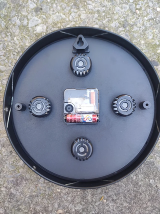 Reloj de Pared Merlo Negro y Verde