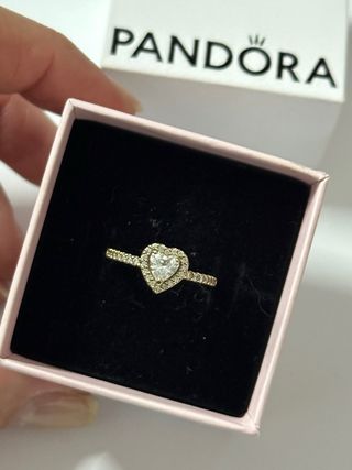 Anillo Pandora Corazón Talla 52