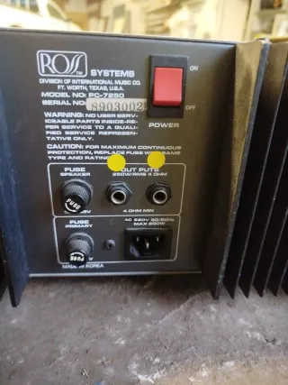 Mesa de mezclas 250W