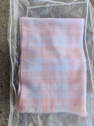 Cambiador portátil tela cuadros azul