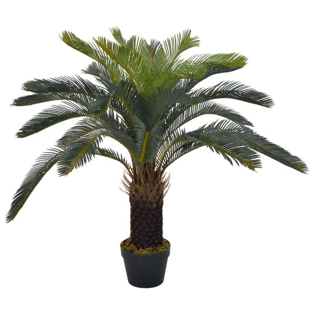 Palmera Cycas Artificial 90cm con Maceta