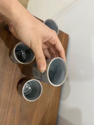 6 Copos de Café em ceramica