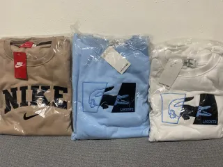 Conjunto 3 Sudaderas Nike y Lacoste