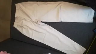 Pantaloni bianchi vintage