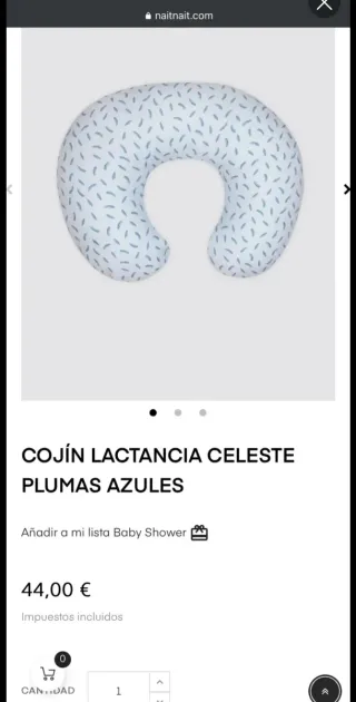 Cojín de lactancia Nait Nait