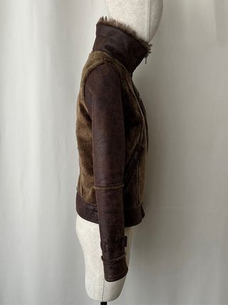 Chaqueta bomber pelo sintético vintage y2k