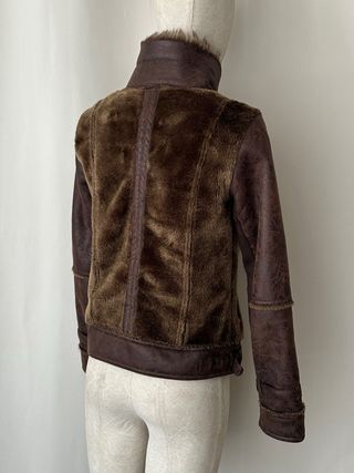 Chaqueta bomber pelo sintético vintage y2k