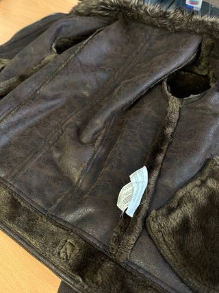 Chaqueta bomber pelo sintético vintage y2k