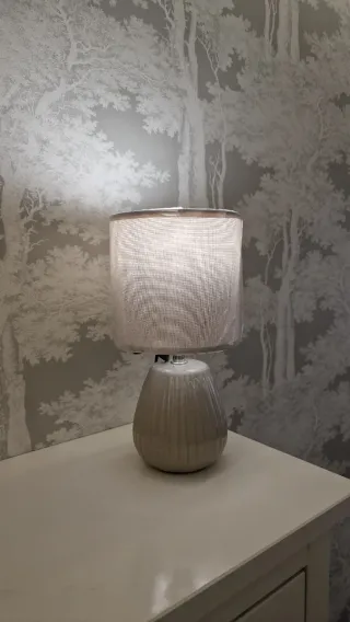Confezione di 2 Lampade da Comodino Beige