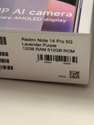 Xiaomi Redmi Note 14 Pro 5G 512GB sigillato