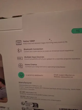 Proyector YOTON Y6