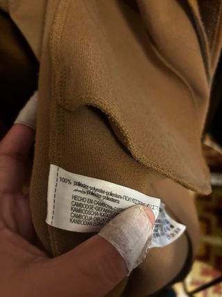 Abrigo marrón Zara Talla L