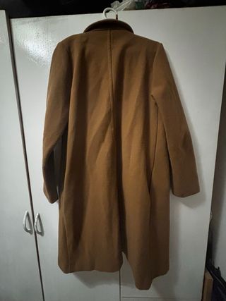 Abrigo marrón Zara Talla L