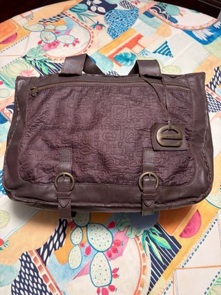 Borsa Entrà marrone in pelle