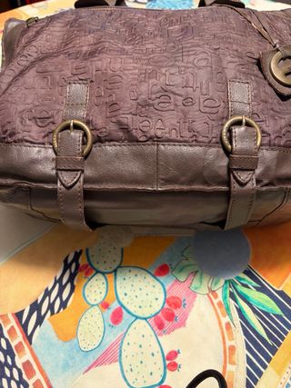 Borsa Entrà marrone in pelle