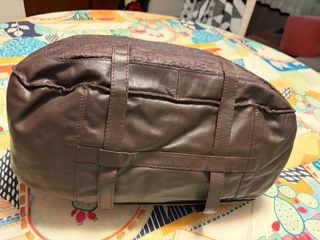 Borsa Entrà marrone in pelle