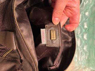 Borsa Entrà marrone in pelle