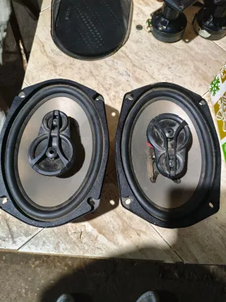 Amplificador Magnat y Kenwood