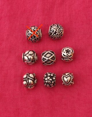 Charms Bolas Pandora Originales Plata