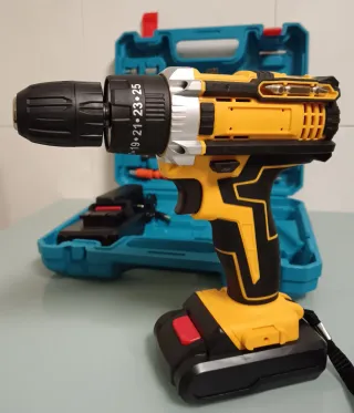 Taladro Atornillador Recargable (2 Baterías)