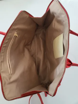 Bolso Maletín Portátil Rojo