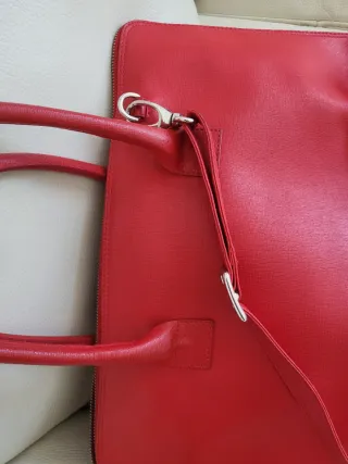 Bolso Maletín Portátil Rojo