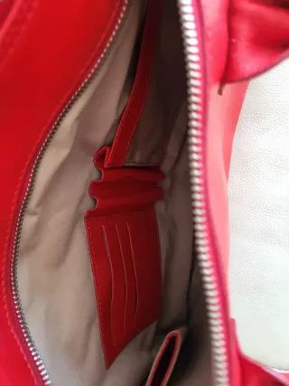 Bolso Maletín Portátil Rojo