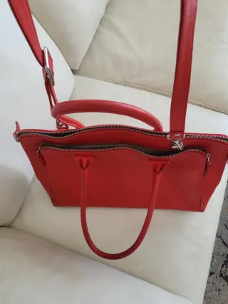 Bolso Maletín Portátil Rojo