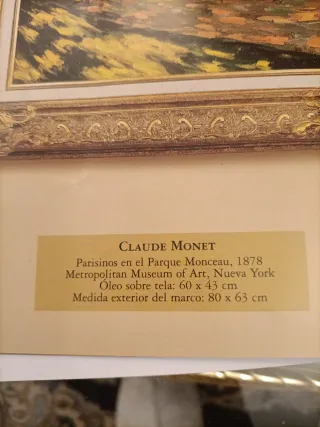 Monet - Parque Monceau, París