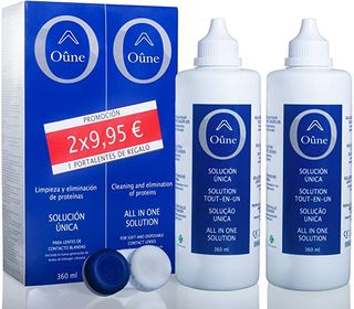 Solución Única Oûne Lentillas 2x360ml + Portalente