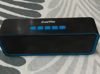 Altavoz Bluetooth Negro y Azul