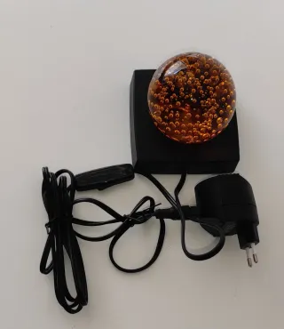 Lámpara Esfera Burbujas Ikea Naranja