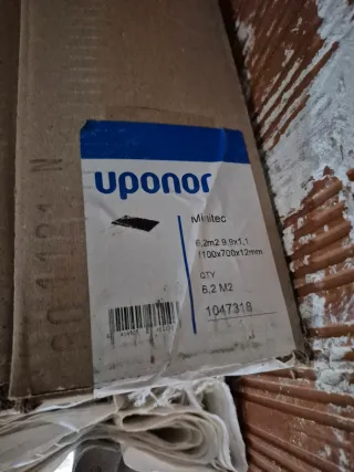 2 Cajas Planchas Suelo Radiante Uponor Minitec