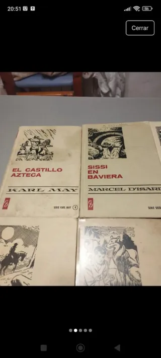 Lote 6 libros bruguera juvenil años 70