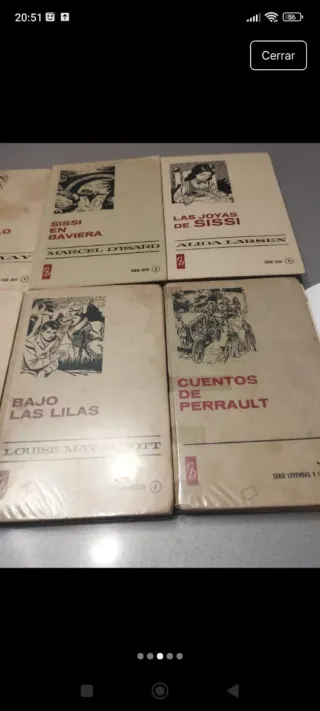 Lote 6 libros bruguera juvenil años 70