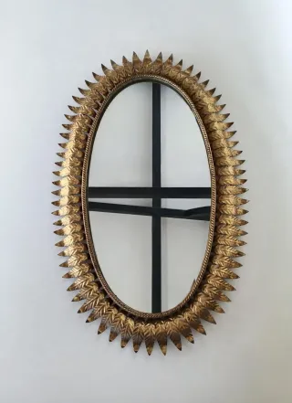 ESPEJO SOL 100CM VINTAGE