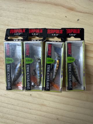 Señuelos Rapala X-Rap XR-4 2g MD (4 unidades)