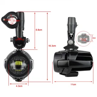 Faros LED Auxiliares Moto Homologados