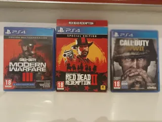 Playstation 4 500 GB Negra + 2 mandos + 9 juegos